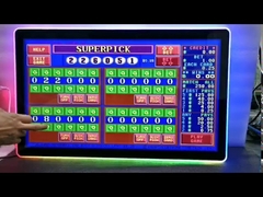 कसीनो के लिए एलईडी लाइट स्ट्रिप एज फ्रेम के साथ 24 इंच का एलसीडी डिस्प्ले स्क्रीन