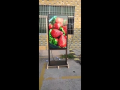 55 इंच एलसीडी आउटडोर डिजिटल टोटेम सुपर स्लिम मोटाई 98 मिमी प्राकृतिक शीतलन प्रणाली