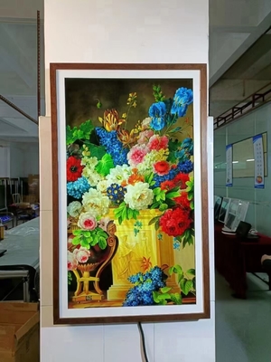32 /43/55 Inch Wall Mounted Digital Signage Wooden Frame