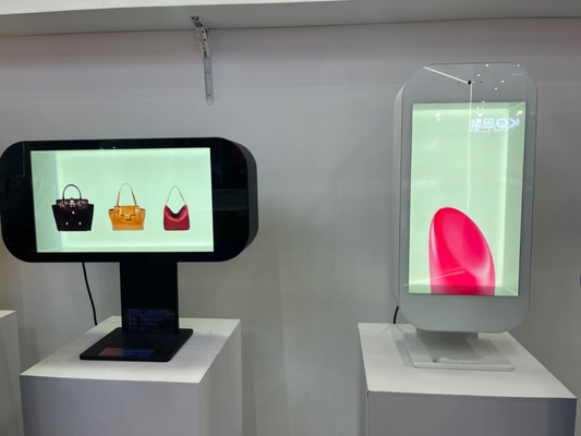 21.5/32/55/86 Inch Transparent LCD Display Box With Interactive Touch Screen Hologram Boxes