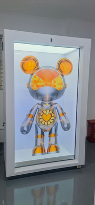 21.5/32/55/86 Inch Transparent LCD Display Box With Interactive Touch Screen Hologram Boxes