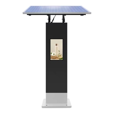 22inch Floor Stand Outdoor Photovoltaic Digital Signage Display Totem Solar-Powered Parking Payment Kiosk