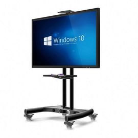 55-86 Inch Wall Mounted Digital Signage Black Shell For Teaching / Meeting