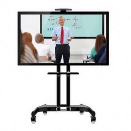 55-86 Inch Wall Mounted Digital Signage Black Shell For Teaching / Meeting