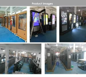 55 Inch Outdoor Digital Kiosk , Waterproof Ip55 Wall Mount Lcd Display