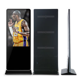 43 Inch Digital Advertising Kiosk , Interactive Lcd Panel Wifi Network Support